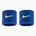 Benzi încheietură Nike Swoosh Classic Wristbands 2 buc. game royal/white