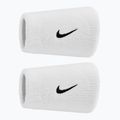 Benzi de încheietură Nike Swoosh Classic Doublewide Wristbands 2 buc white/black