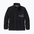 Patagonia bărbați fleece Sweatshirt bărbați Synch Snap-T P / O negru w / forjă gri 7