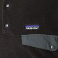 Patagonia bărbați fleece Sweatshirt bărbați Synch Snap-T P / O negru w / forjă gri 5
