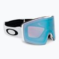 Ochelari de schi Oakley Fall Line alb mat/prizm snow sapphire iridium