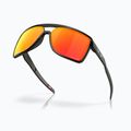 Ochelari de soare Oakley Castel matte grey smoke/prizm ruby 4