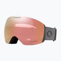 Ochelari de schi Oakley Flight Deck L matte forged iron/prizm rose gold iridium