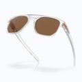 Ochelari de soare Oakley Latch Beta matte clear/prizm bronze 4