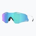 Ochelari de soare Oakley Cybr Zero polished white/prizm sapphire 9