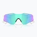 Ochelari de soare Oakley Cybr Zero polished white/prizm sapphire