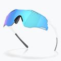 Ochelari de soare Oakley Cybr Zero polished white/prizm sapphire 3