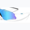 Ochelari de soare Oakley Cybr Zero polished white/prizm sapphire 6