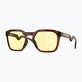 Ochelari de soare Oakley HSTN SQ 10t dark amber 6