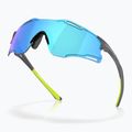 Ochelari de soare Oakley Cybr Zero matte carbon/prizm sapphire with uranium ink 4