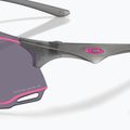 Ochelari de soare Oakley Cybr Dyno matte grey smoke/prizm grey with pink ink 6
