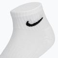 Șosete Nike Everyday Cushioned Ankle 3 perechi  white/black 4