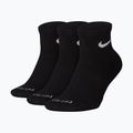 Șosete Nike Everyday Plus Cushioned Ankle 3 perechi black/white