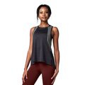 Tricou de antrenament pentru femei STRONG ID negru cu spatele deschis Z1T02517