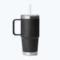 Cană termică YETI Rambler Straw 739 ml black 2