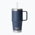 Cană termică YETI Rambler Straw 739 ml navy