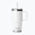 Cană termică YETI Rambler Straw 739 ml white