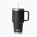 Cană termică YETI Rambler Straw 1000 ml black