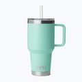 Cană termică YETI Rambler Straw 1000 ml seafoam