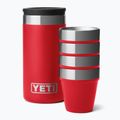 Pahare de camping YETI Shot 48 ml 4 pcs. rescue red