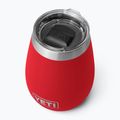 Cană termică YETI Rambler Wine Tumbler 295 ml rescue red 3