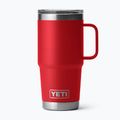 Cană termică YETI Rambler Travel Tumbler 591 ml rescue red
