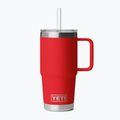 Cană termică YETI Rambler Straw 739 ml rescue red