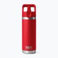 Sticlă termică YETI Rambler C Straw 532 ml rescue red 3