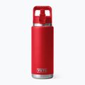 Sticlă termică YETI Rambler Straw 769 ml rescue red 3