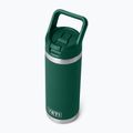 Sticlă termică YETI Rambler C Straw 532 ml black forest green 4