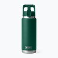Sticlă termică YETI Rambler Straw 769 ml black forest green 3