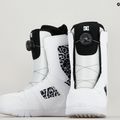 Cizme de snowboard pentru femei DC Phase Boa imprimeu alb/negru 9