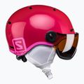 Cască de schi pentru copii Salomon Grom Visor S2 roz L39916200 4