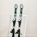 Schiuri de coborâre pentru copii Salomon T1 Jr XS + C5 aquatic/safety yellow 13