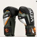 Mănuși de box Venum Elite black/silver/kaki 6