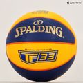Minge de baschet Spalding TF-33 Gold galben-albastră 76862Z mărime 6 5