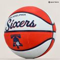 Wilson NBA Team Retro Mini Baschet Philadelphia 76ers Roșu WTB3200XBPHI 5