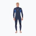 Costum de înot pentru bărbați Rip Curl Dawn Patrol 3/2mm Chest Zip electric cobalt