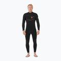 Costum de înot pentru bărbați Rip Curl F-Bomb Fusion 4/3 mm Chest Zip black