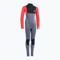 Costum de înot pentru copii ION Capture 5/4 Back Zip steel blue/red