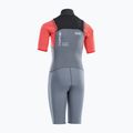 Costum de surfing pentru copii ION Capture 2/2 Shorty Back Zip Jr steel blue/red 2