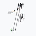 Bețe de trekking Komperdell FX Lite Ti Vario Compact silver/orange 2