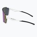 Ochelari de soare Red Bull SPECT Stun shiny white/smoke with purple-green mirror 4