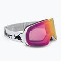 Ochelari de schi Red Bull SPECT Rush matt white/red with pink purple mirror