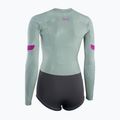 Costum de înot pentru femei ION Amaze Hot Shorty 1.5 Front Zip light olive 3