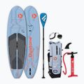 Set placă SUP gonflabilă DUOTONE iSUP Flow Air SLS 10'8 2026 cyan blue