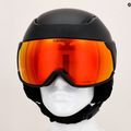 Cască de schi Giro Orbit Spherical matte black/vivid ember 9