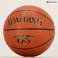 Minge de baschet Spalding Rookie Gear Leather pomarańczowy mărime 5 5