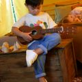 Tricou pentru copii KID STORY light sand 8