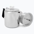 Aparat de cafea turistic GSI Outdoors Glacier Stainless 6 Cup Perc W/Silicone Handle polished